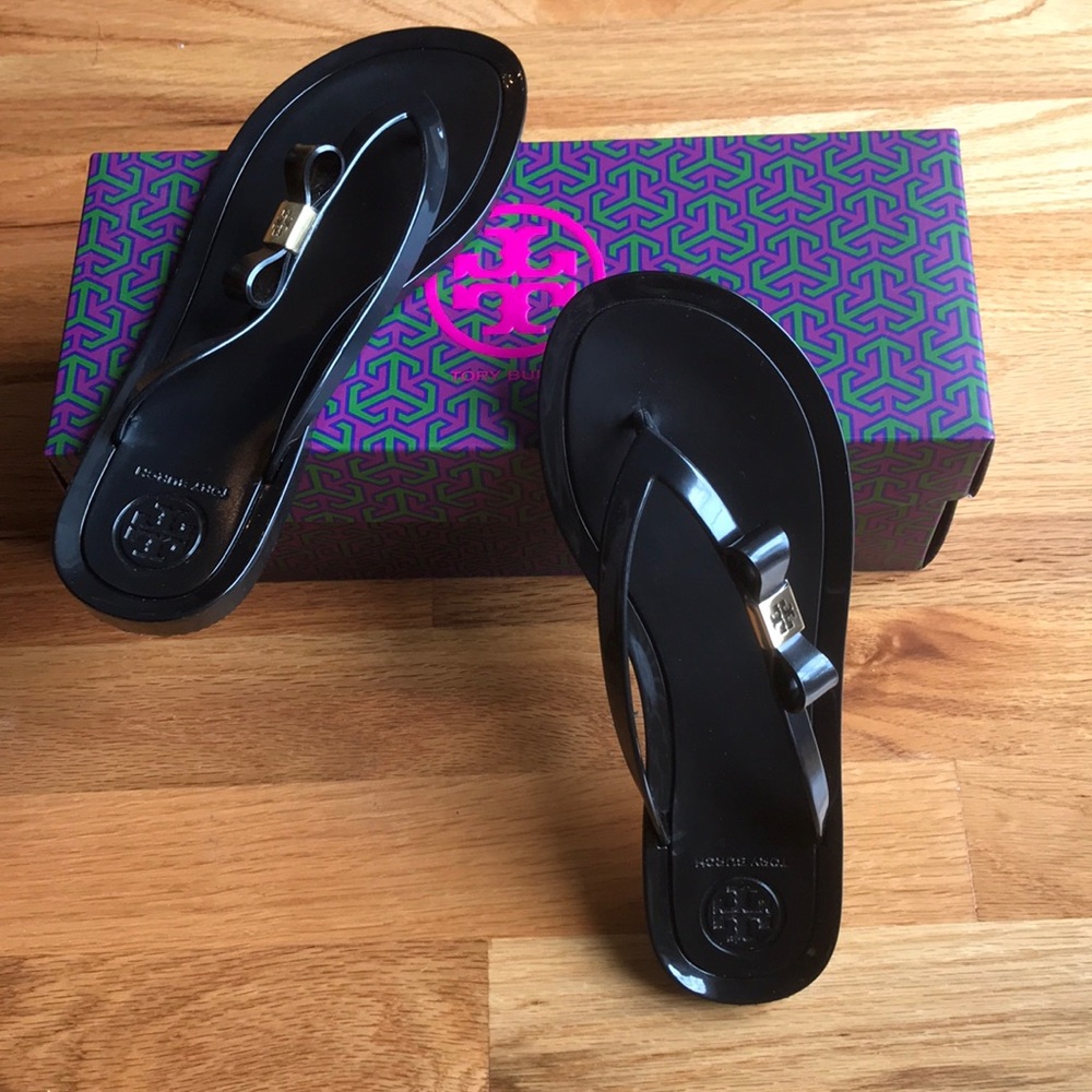 Tori Burch Michaela Bow Jelly Flip Flop